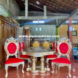 Meja Makan Mewah Jati